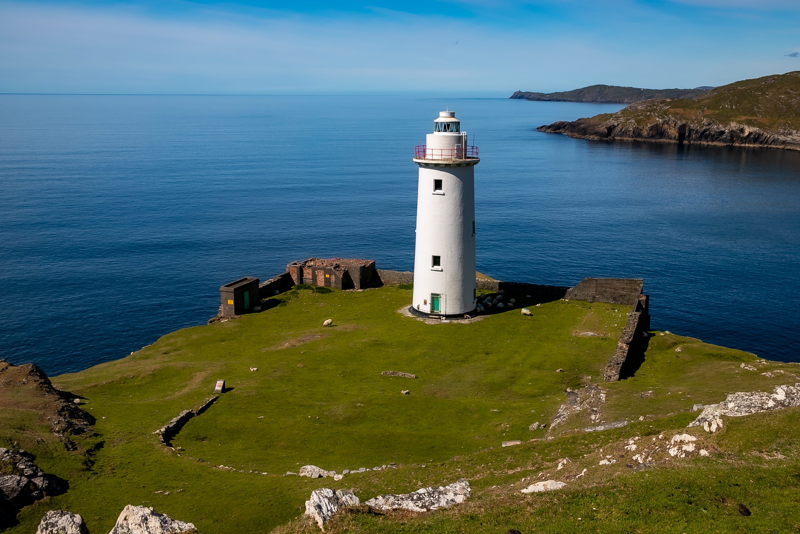 Der Leuchtturm von Ardnakinna auf Bere Island