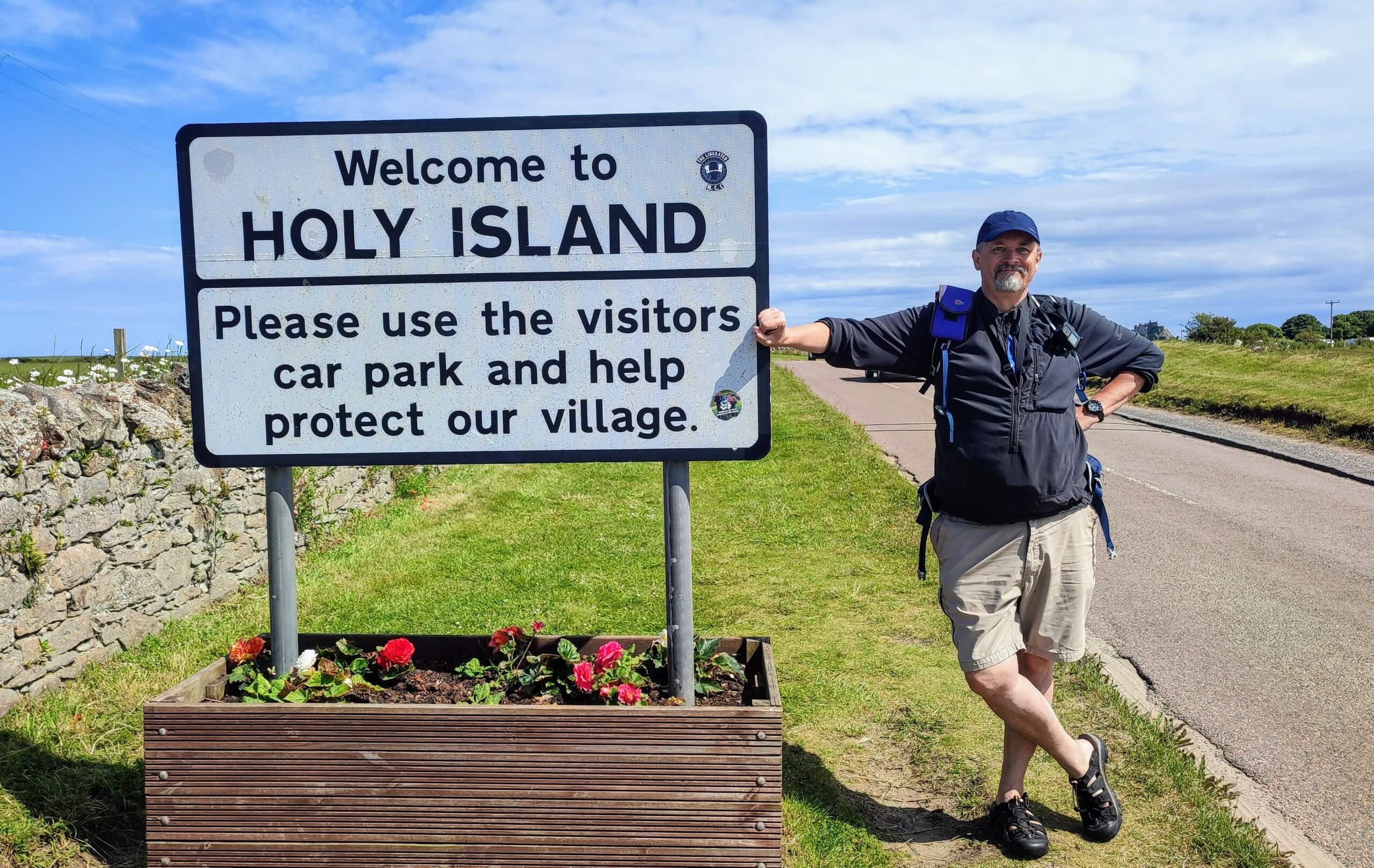 Reaching Holy Island on St Cuthbert’s Way