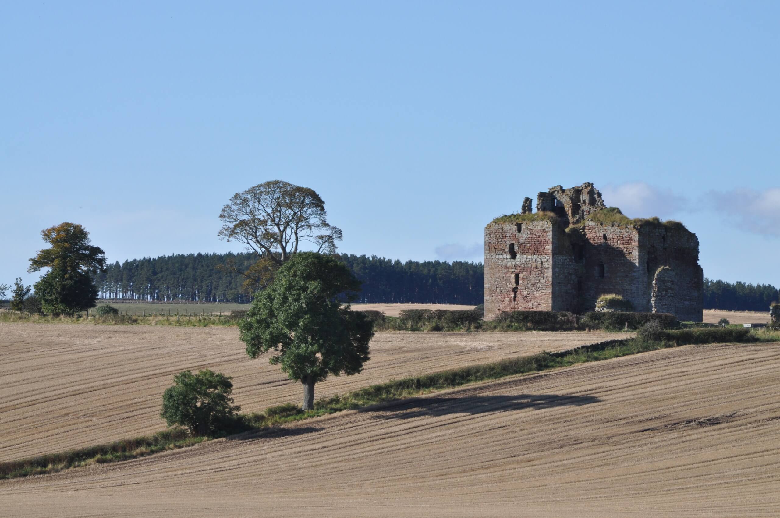 cessford castle ruins