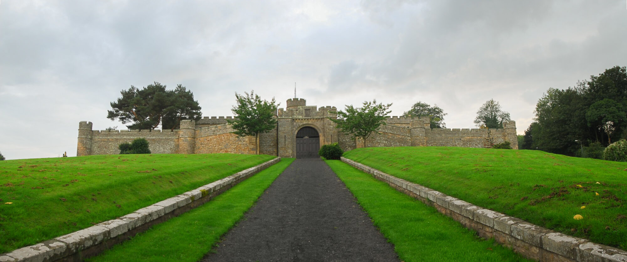 The imposing Jedburgh Castle Jail and Museum