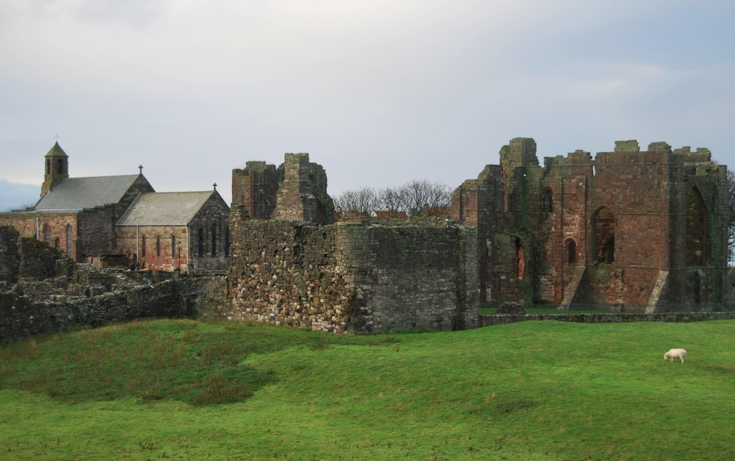 Lindisfarne Abbey and St Mary's church